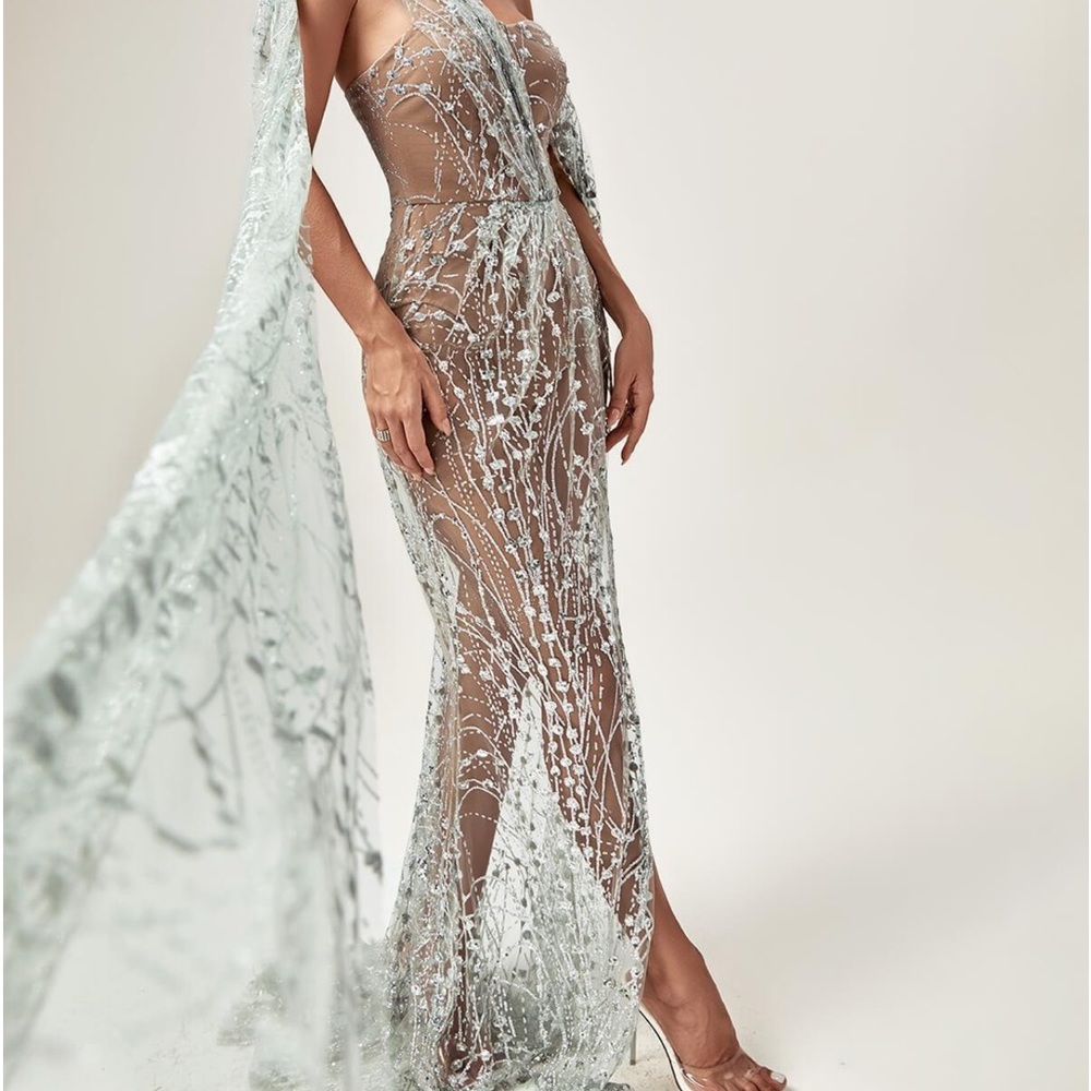 Fairy Dust Sparkle Glitter Dress: Silver - Picture 1 of 13